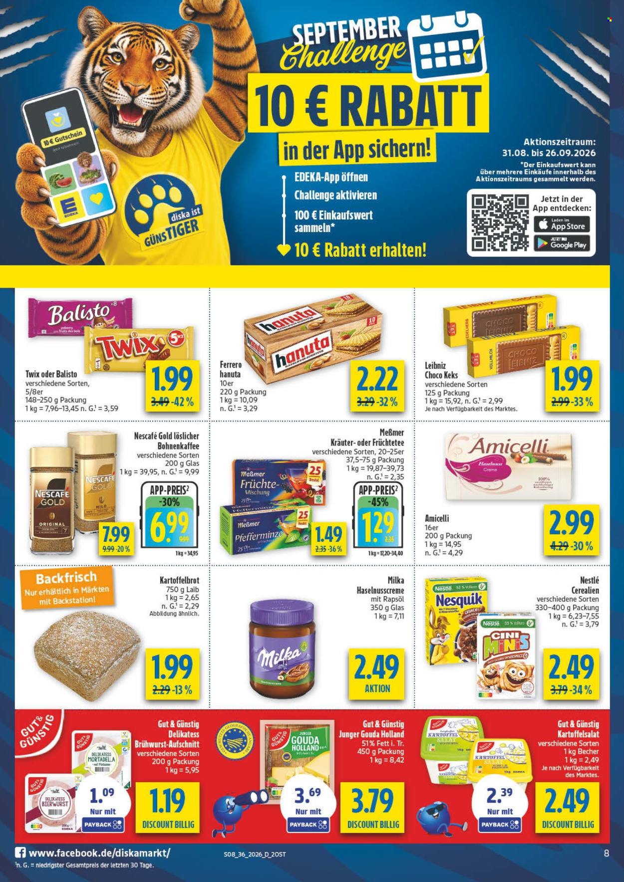 Diska Prospekte  - 31.08.2026 - 5.09.2026. Seite 8