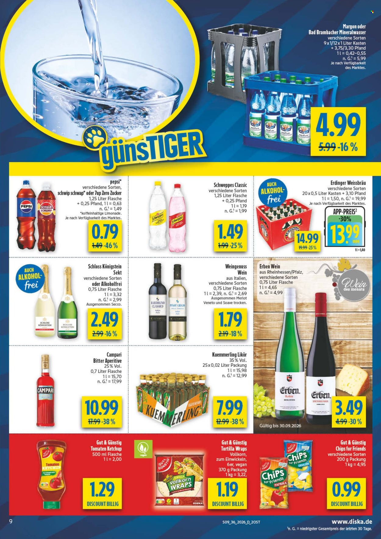 Diska Prospekte  - 31.08.2026 - 5.09.2026. Seite 9
