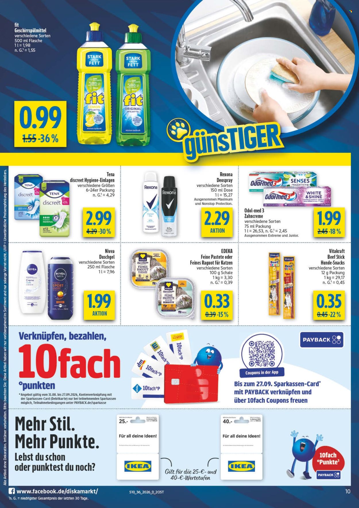 Diska Prospekte  - 31.08.2026 - 5.09.2026. Seite 10