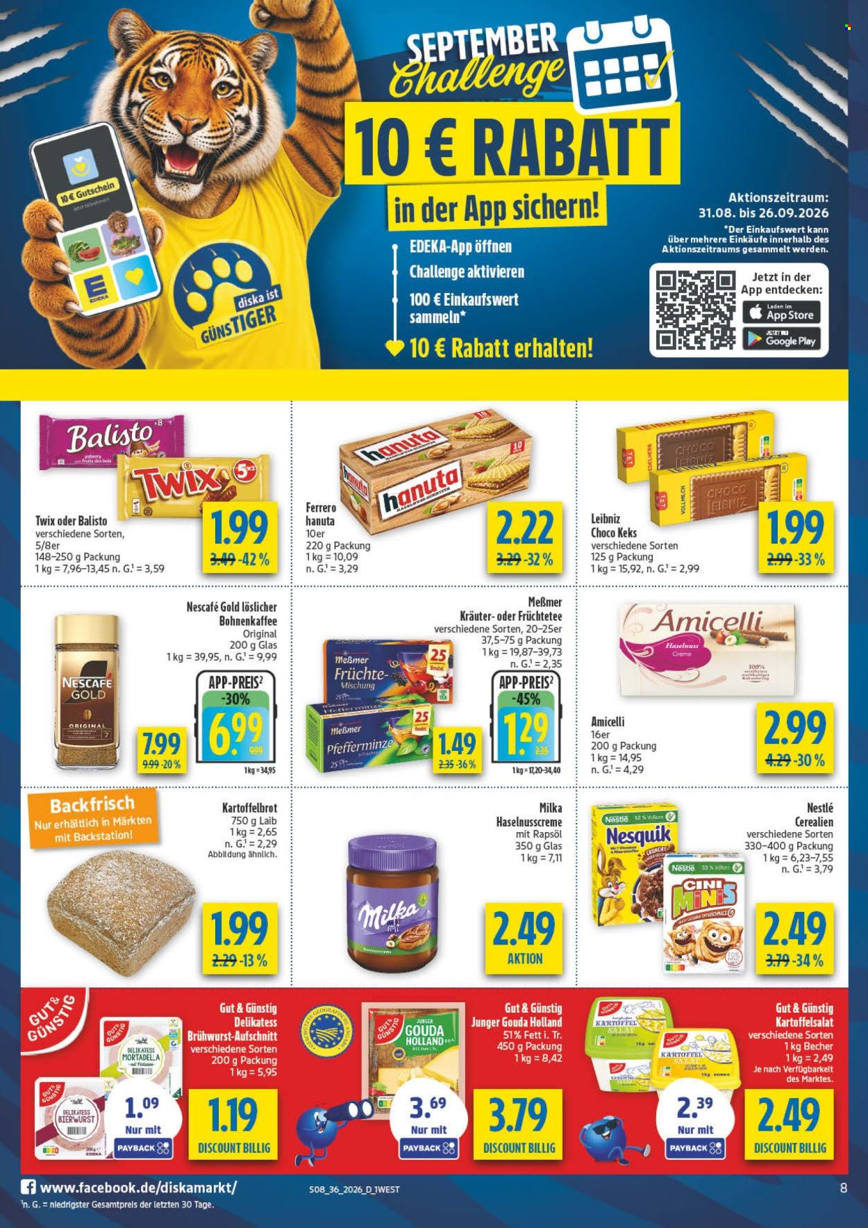 Diska Prospekte  - 31.08.2026 - 5.09.2026. Seite 8