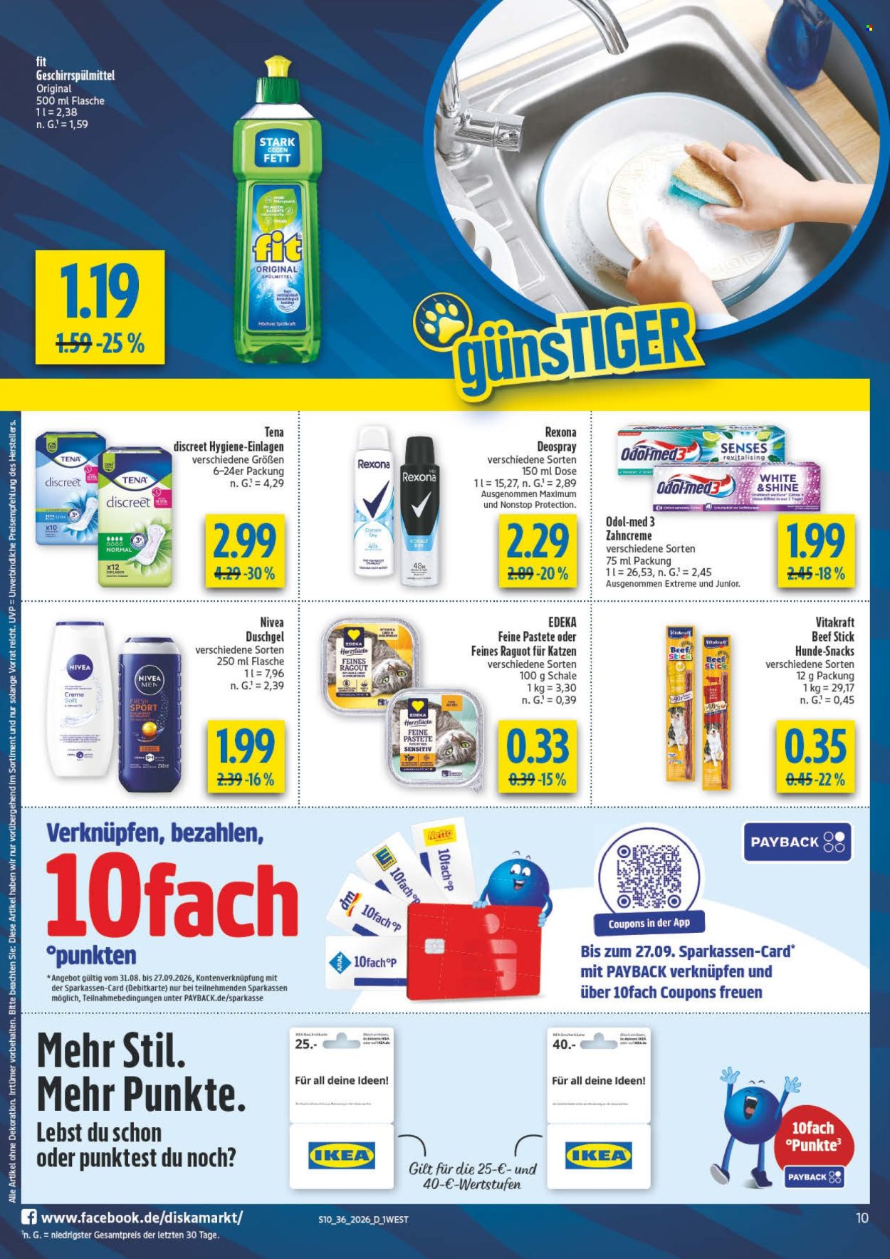 Diska Prospekte  - 31.08.2026 - 5.09.2026. Seite 10