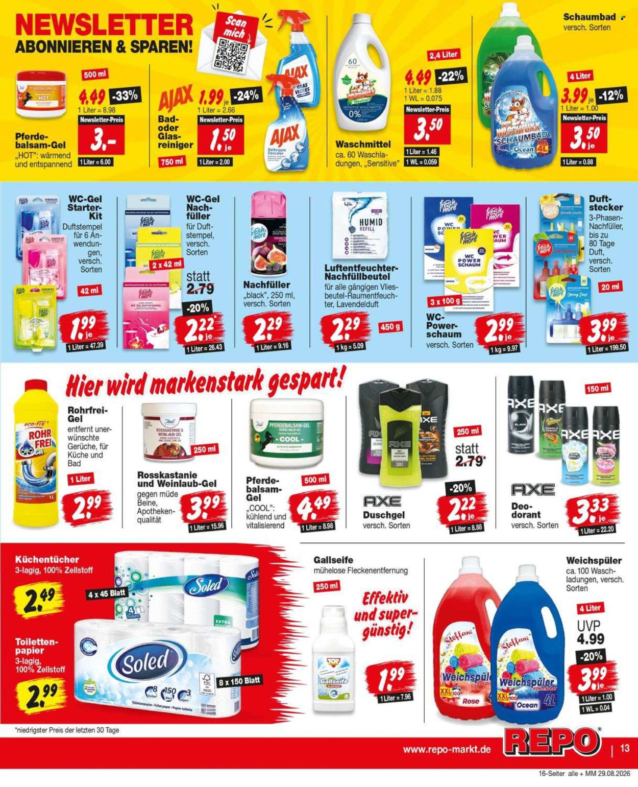 Repo Prospekte  - 31.08.2026 - 5.09.2026. Seite 13