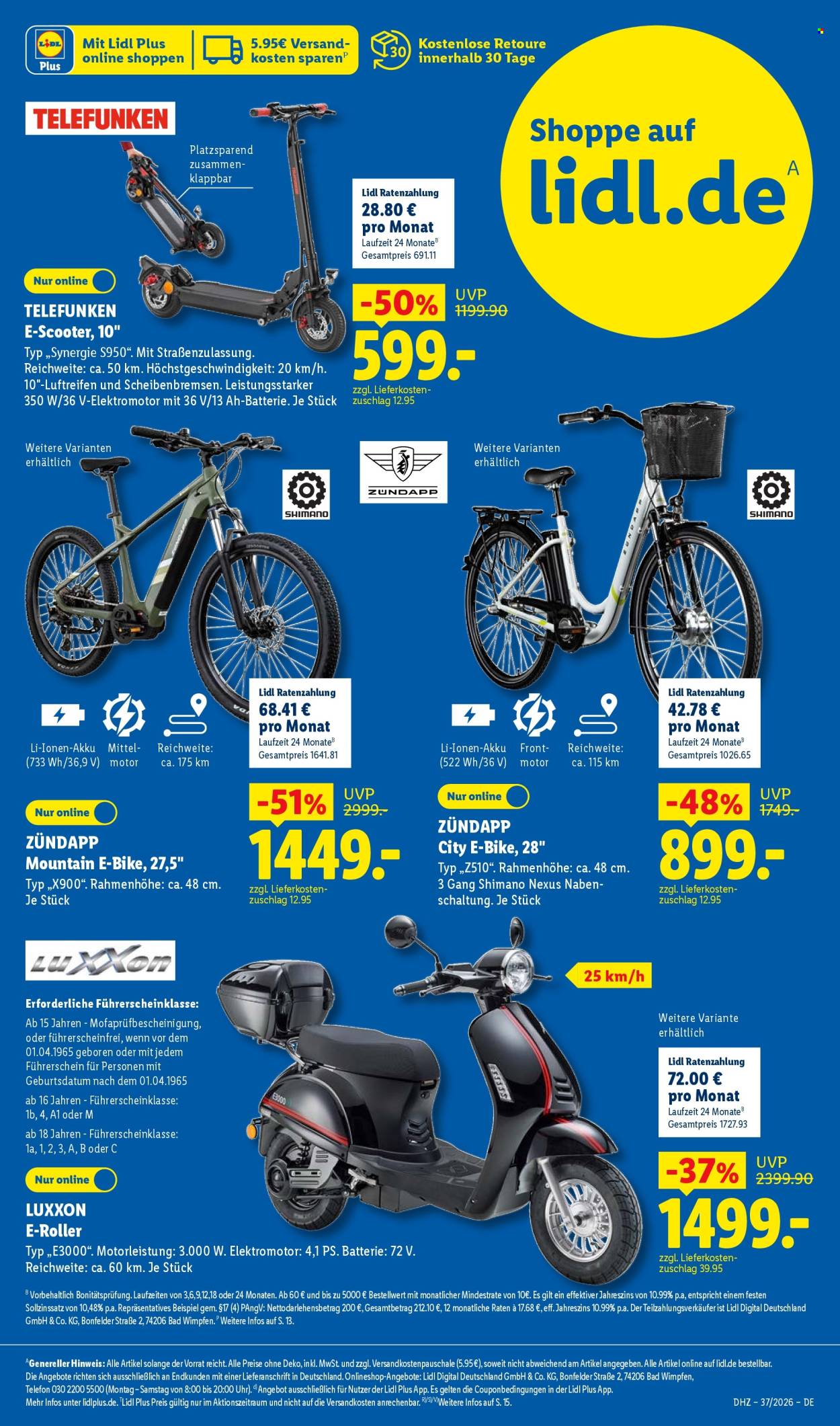 Lidl Prospekte  - 7.09.2026 - 12.09.2026. Seite 43