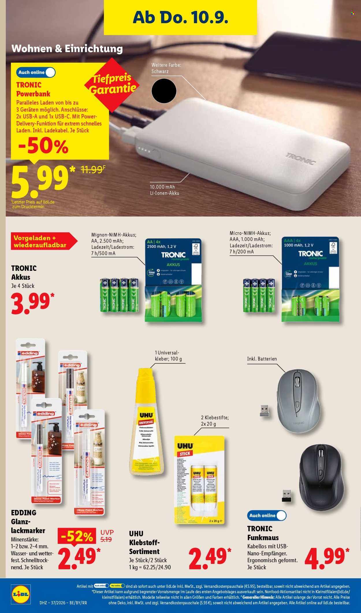 Lidl Prospekte  - 7.09.2026 - 12.09.2026. Seite 54