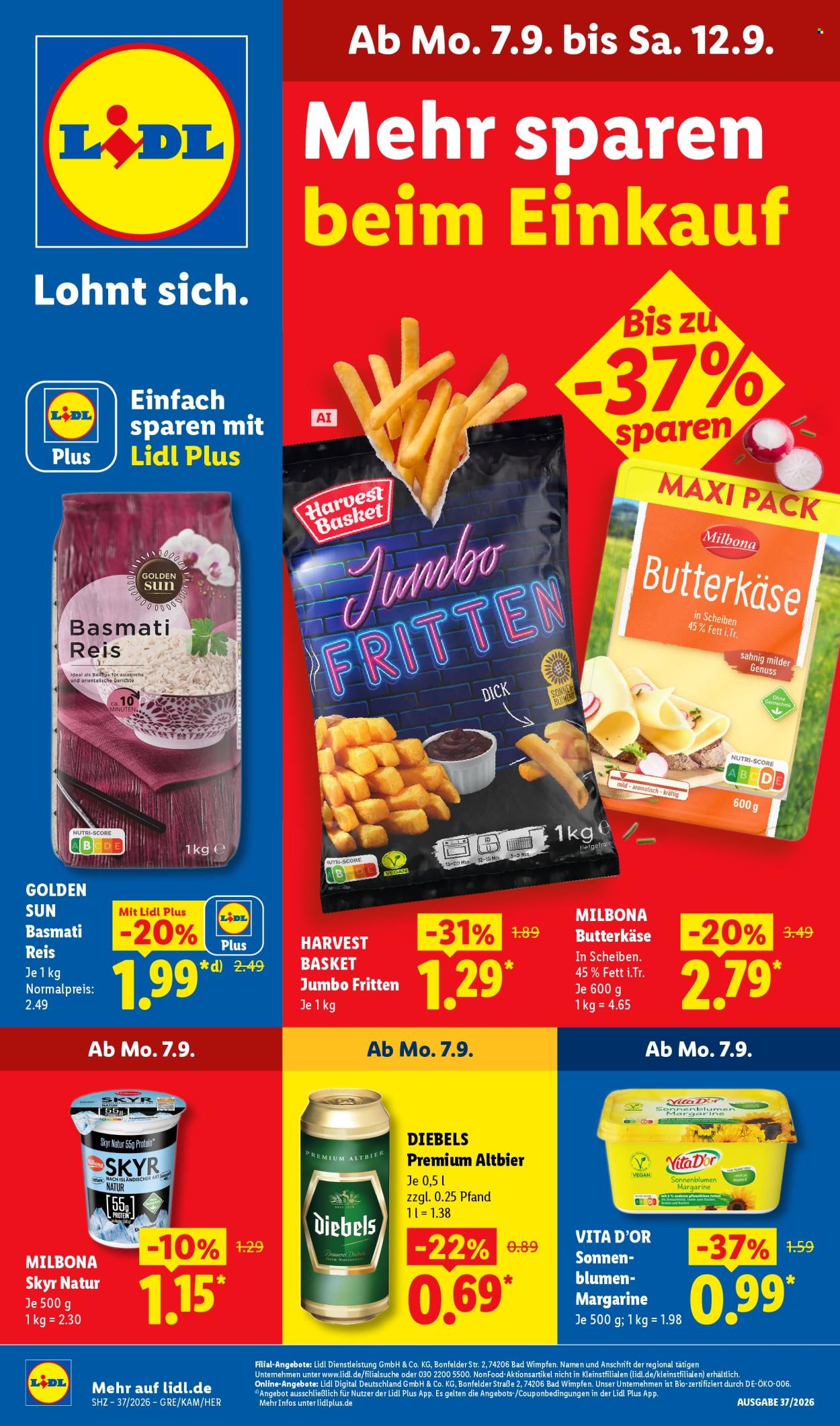 Lidl Prospekte  - 7.09.2026 - 12.09.2026. Seite 1