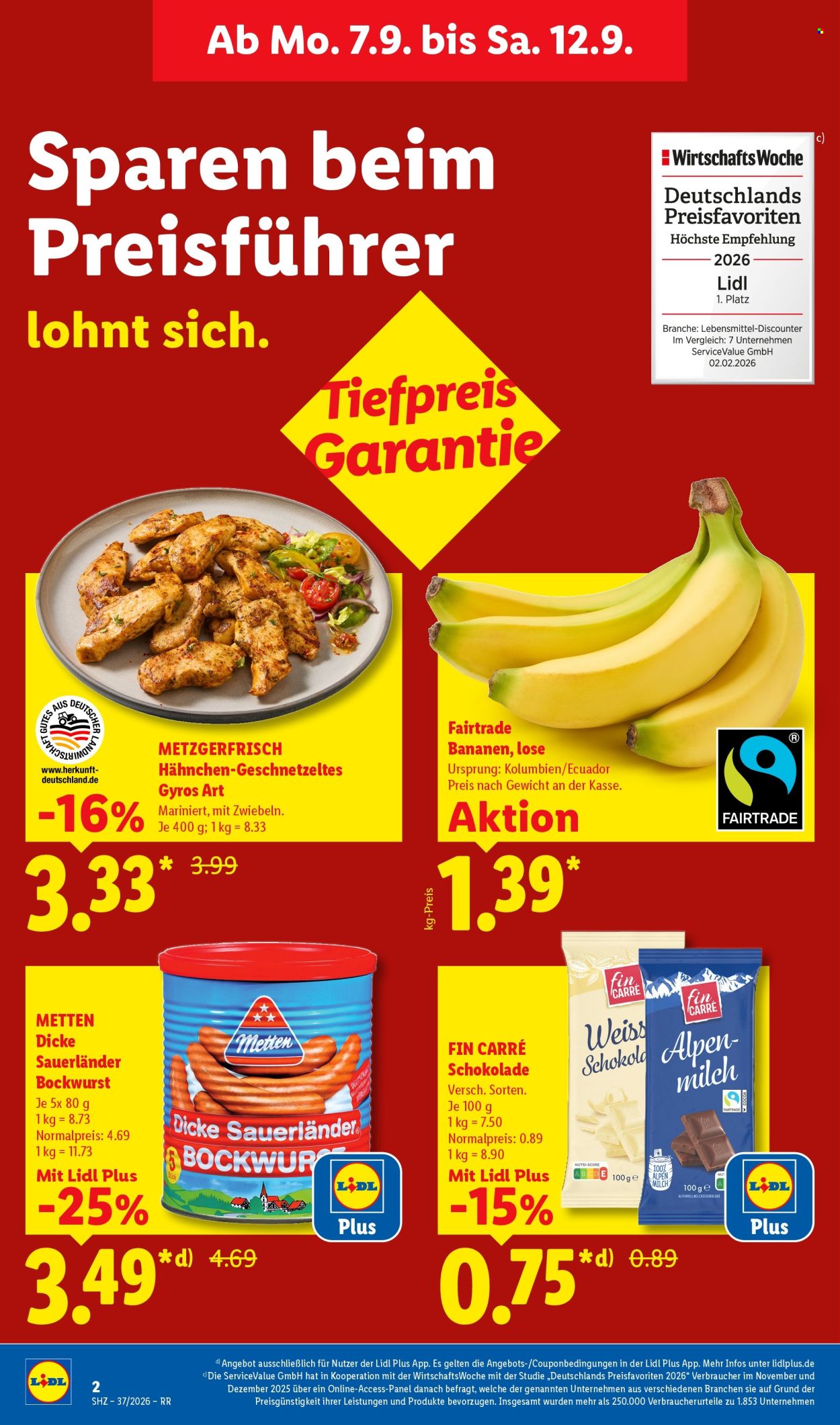 Lidl Prospekte  - 7.09.2026 - 12.09.2026. Seite 2