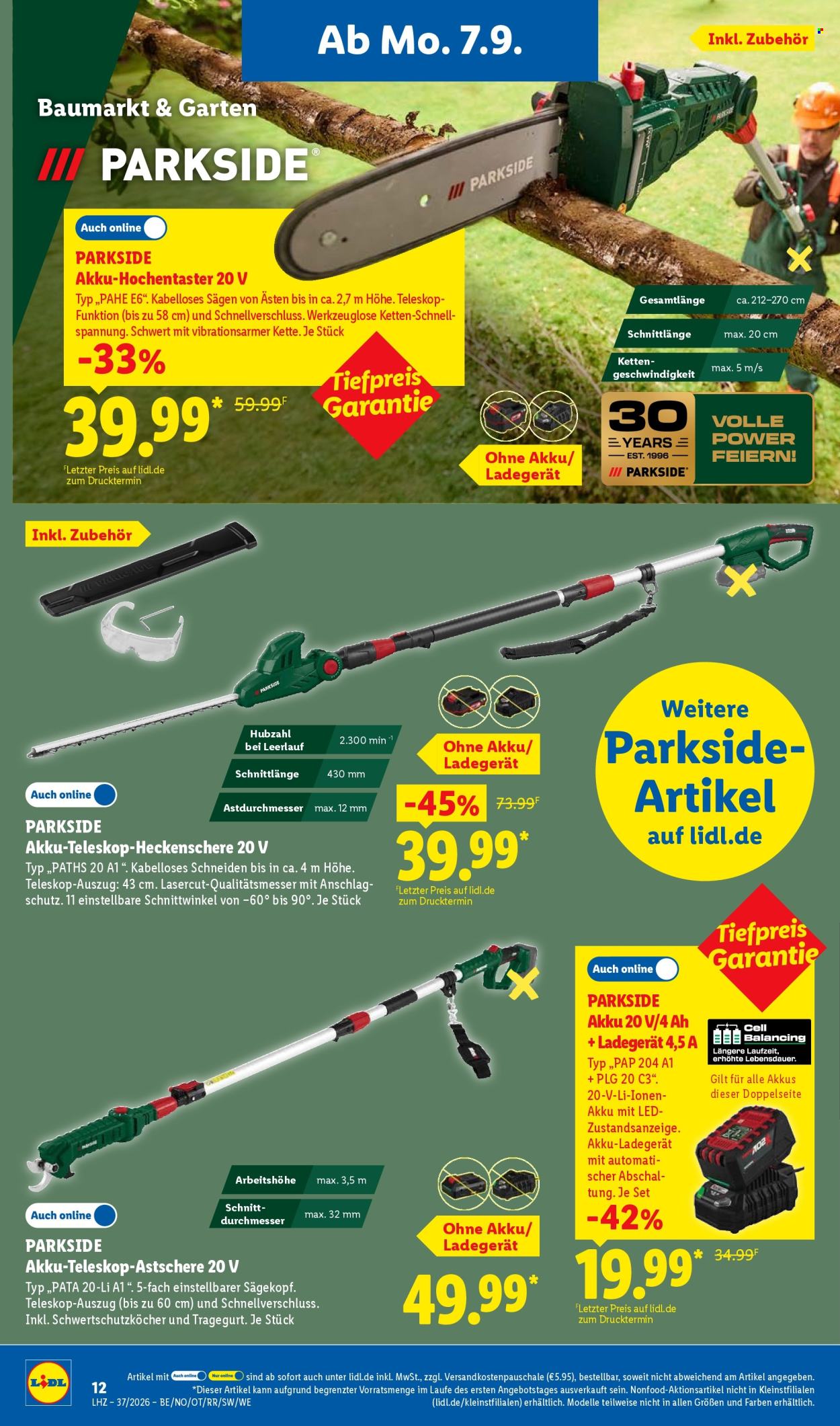 Lidl Prospekte  - 7.09.2026 - 12.09.2026. Seite 34