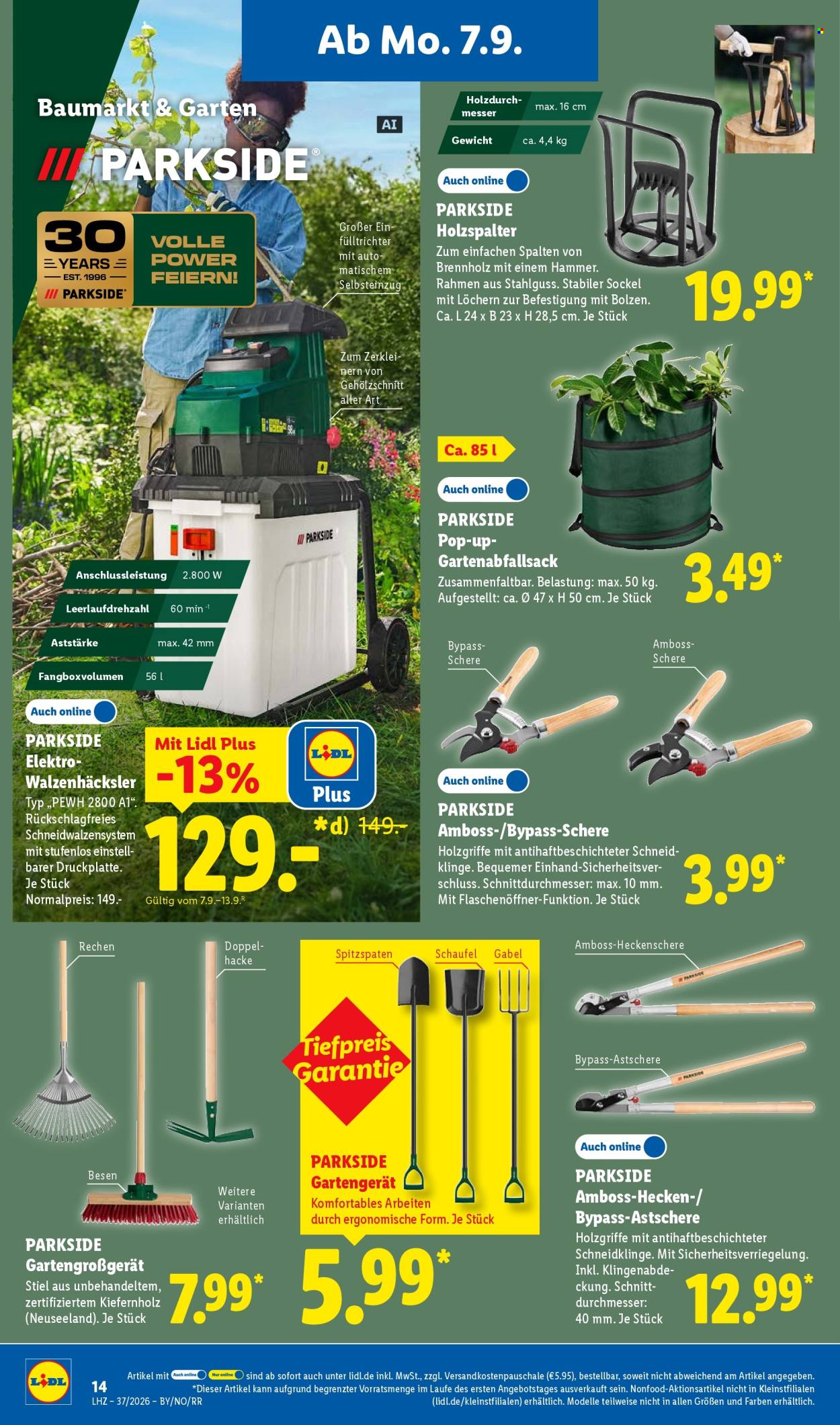 Lidl Prospekte  - 7.09.2026 - 12.09.2026. Seite 36