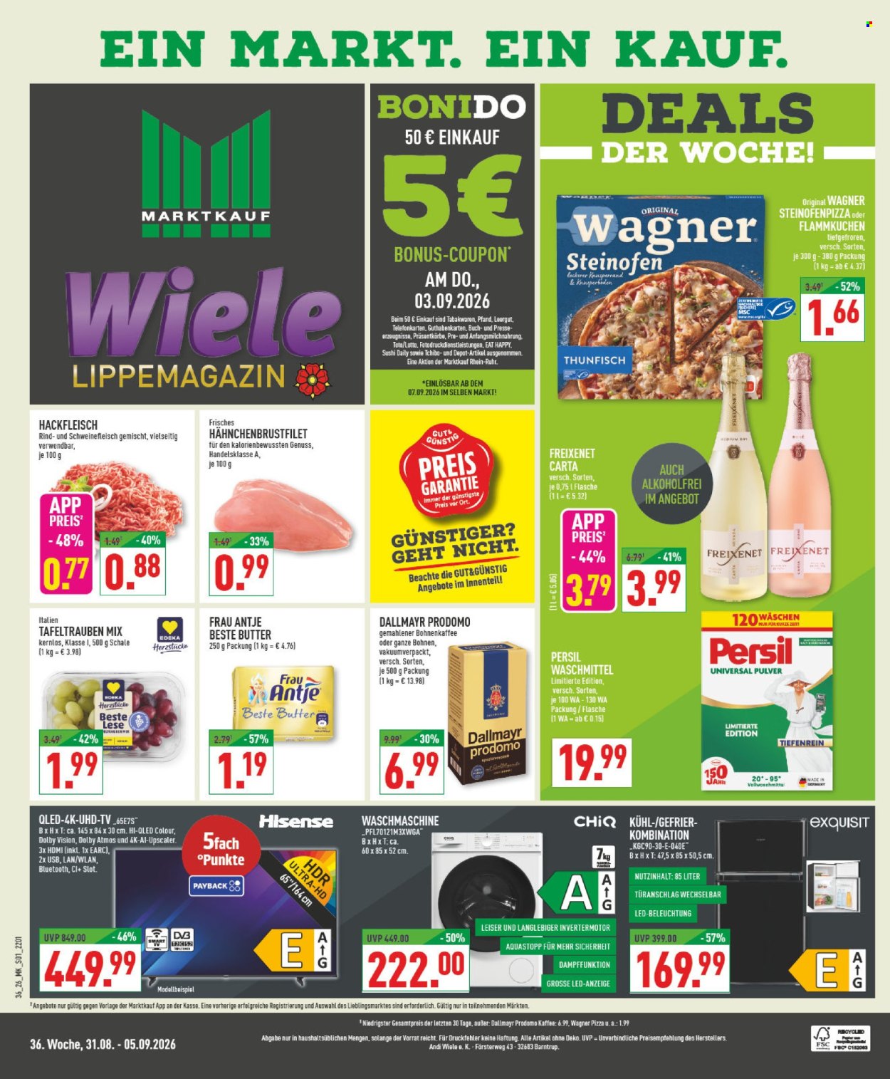 Marktkauf Prospekte  - 31.08.2026 - 5.09.2026. Seite 1