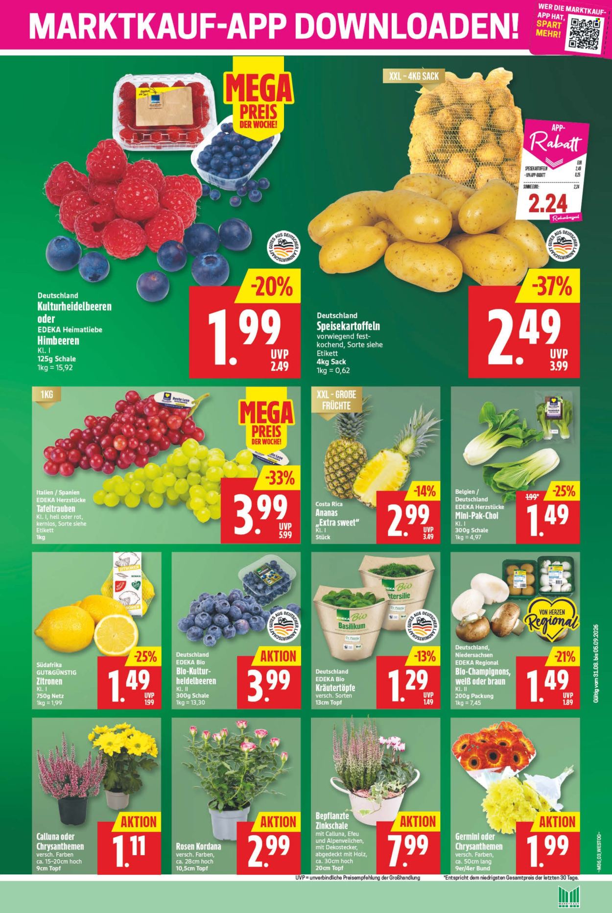 Marktkauf Prospekte  - 31.08.2026 - 5.09.2026. Seite 3