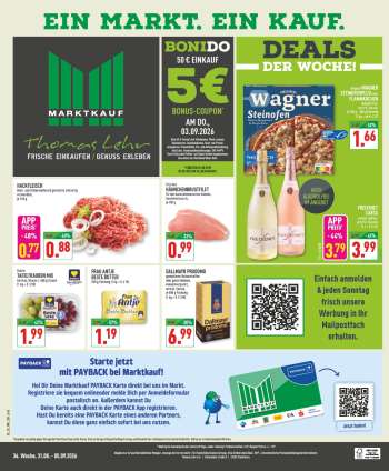 Prospekte Marktkauf - 31.08.2026 - 5.09.2026.