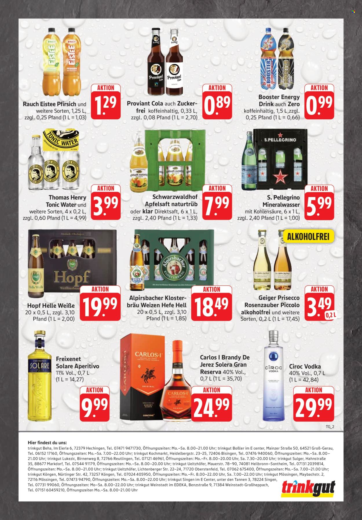 Edeka Getränkemarkt Prospekte  - 31.08.2026 - 5.09.2026. Seite 2