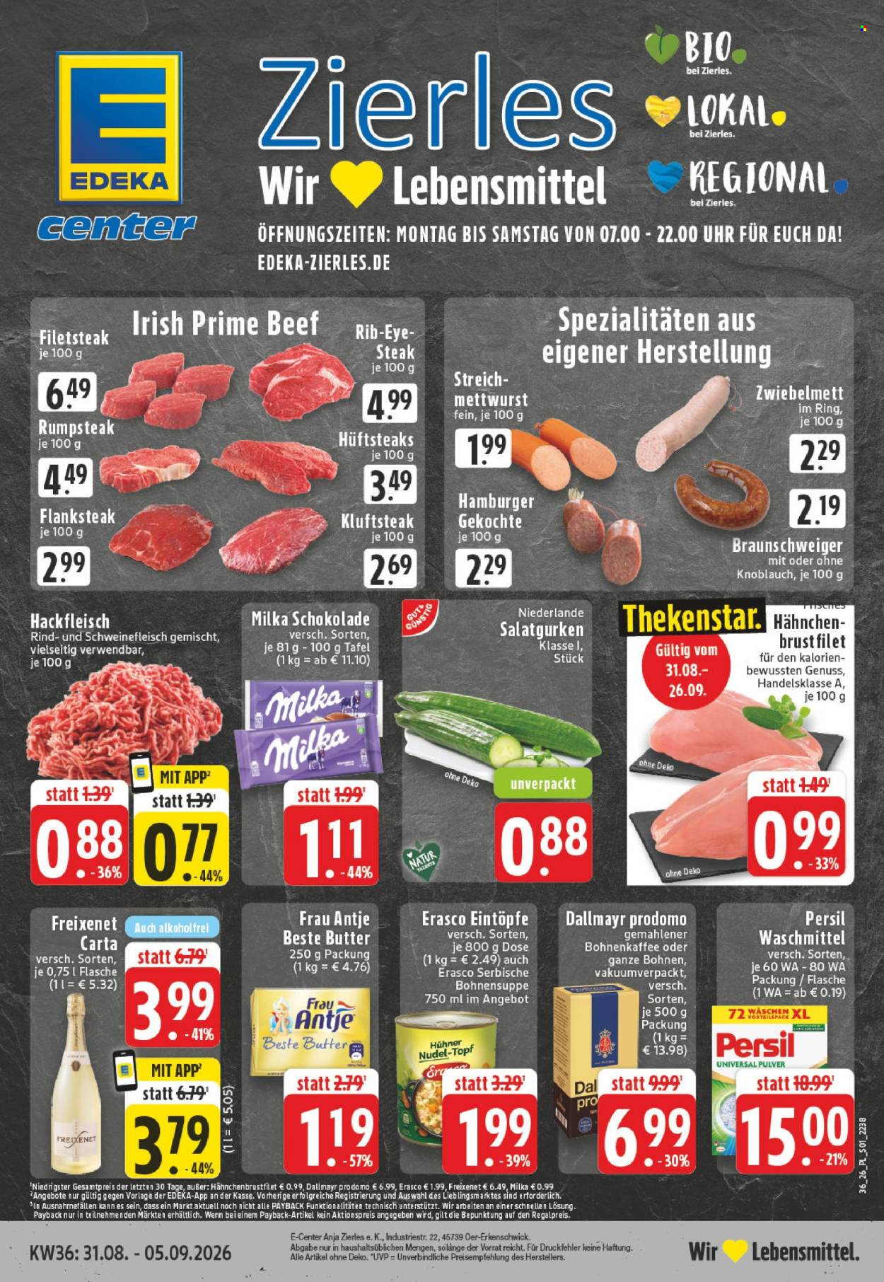 E center Prospekte  - 31.08.2026 - 5.09.2026. Seite 1