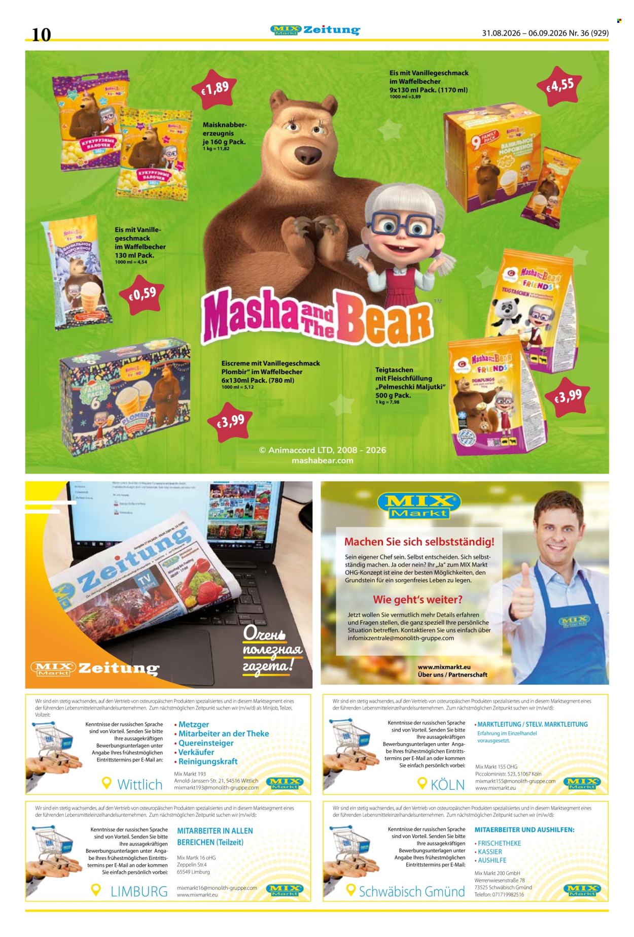 Mix Markt Prospekte  - 31.08.2026 - 6.09.2026. Seite 3