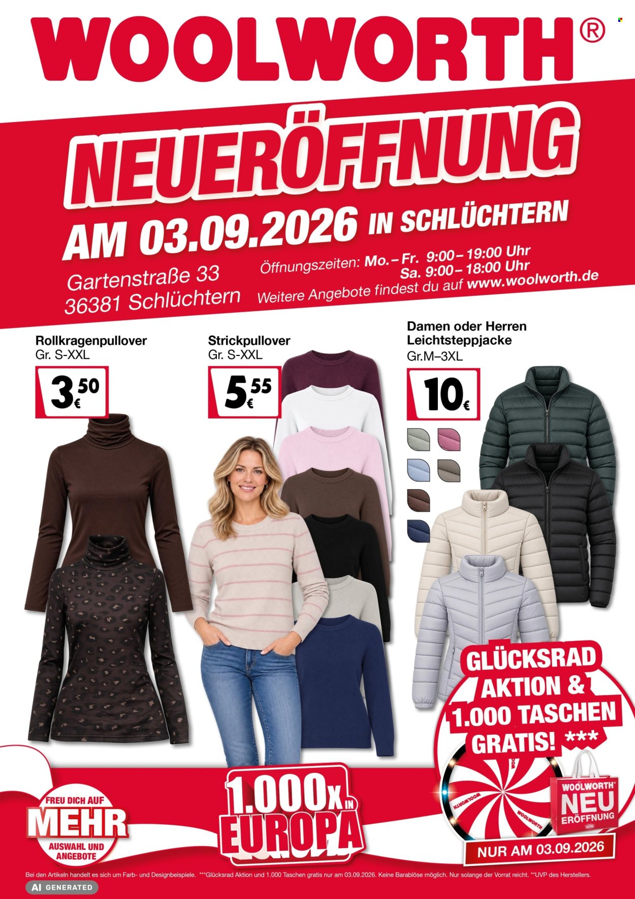 Woolworth Prospekte  - 3.09.2026 - 3.09.2026. Seite 1