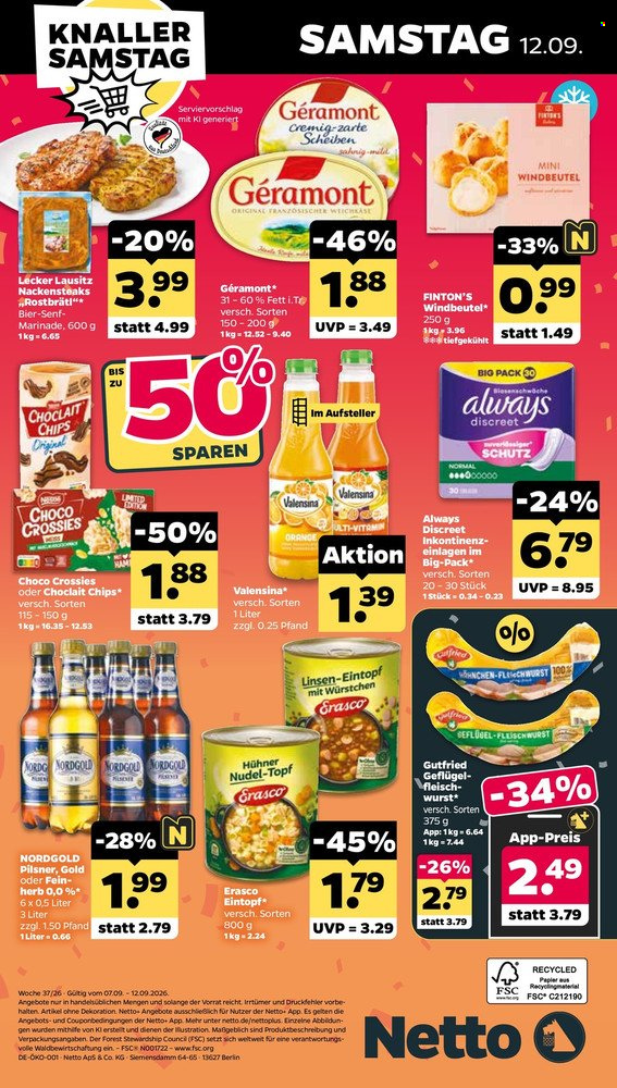 Netto Prospekte  - 7.09.2026 - 12.09.2026. Seite 44