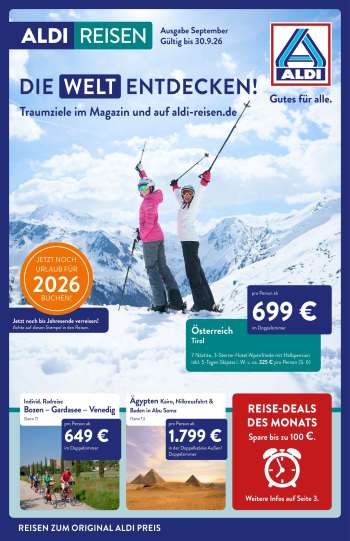 Prospekte ALDI Nord - 1.09.2026 - 30.09.2026.