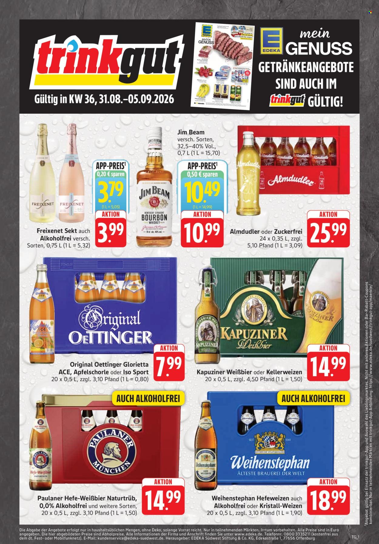 Edeka Prospekte  - 31.08.2026 - 5.09.2026. Seite 1