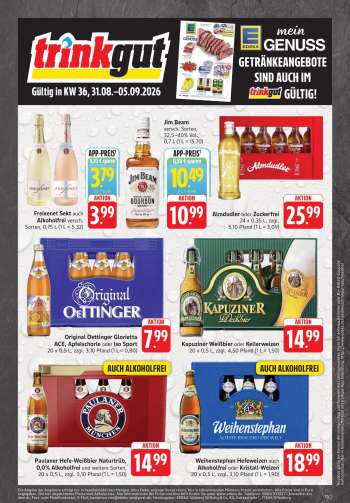 Prospekte Edeka - 31.08.2026 - 5.09.2026.