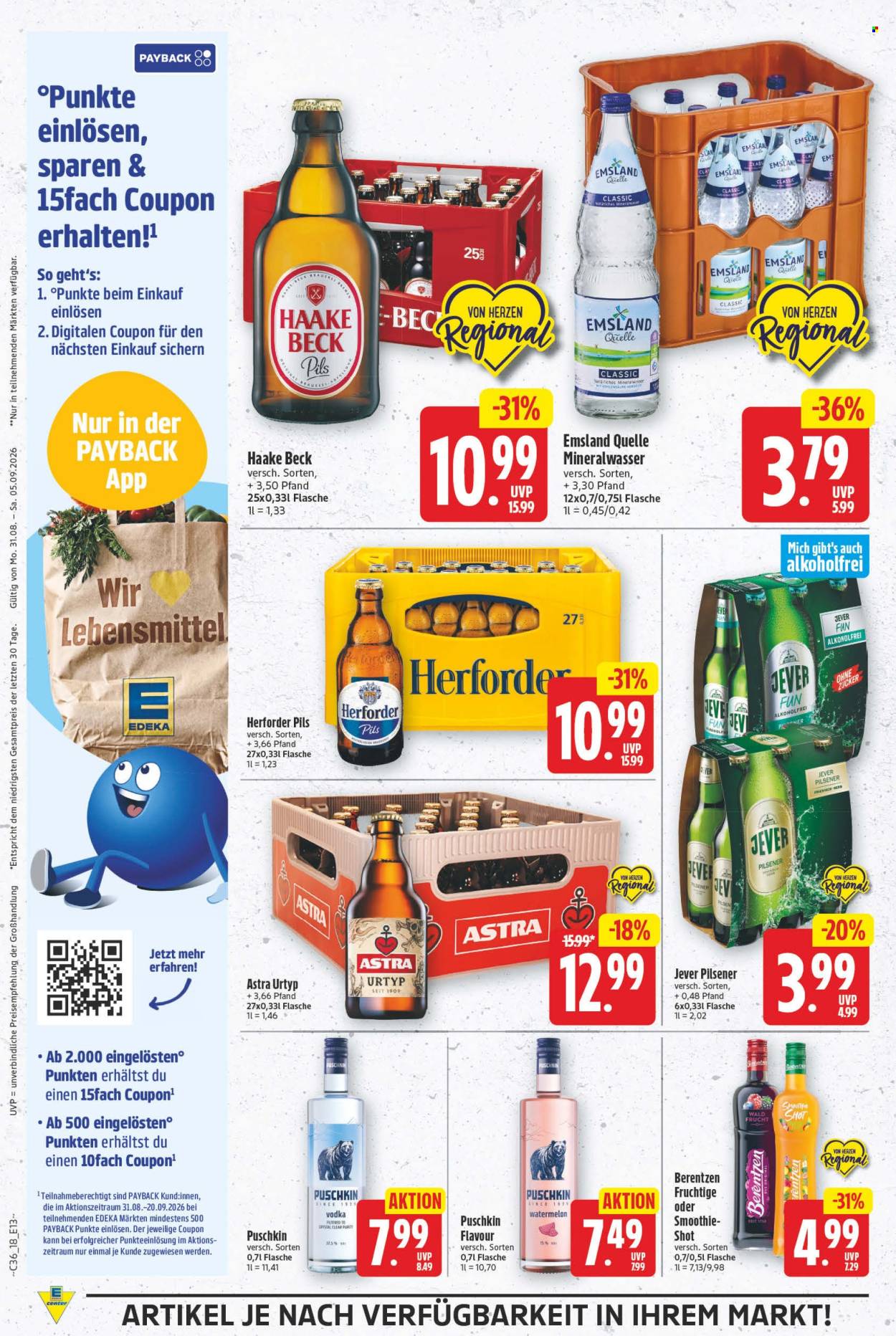 Edeka Prospekte  - 31.08.2026 - 5.09.2026. Seite 22