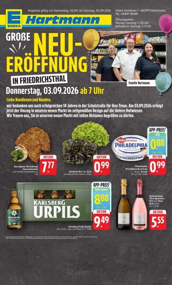 Prospekte Edeka - 31.08.2026 - 5.09.2026.