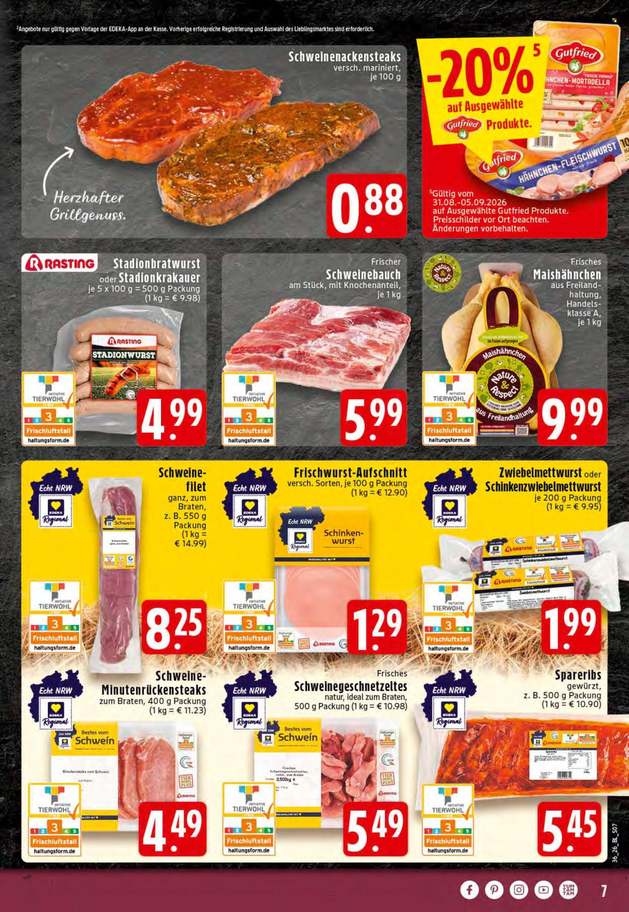 Edeka Prospekte  - 31.08.2026 - 5.09.2026. Seite 7