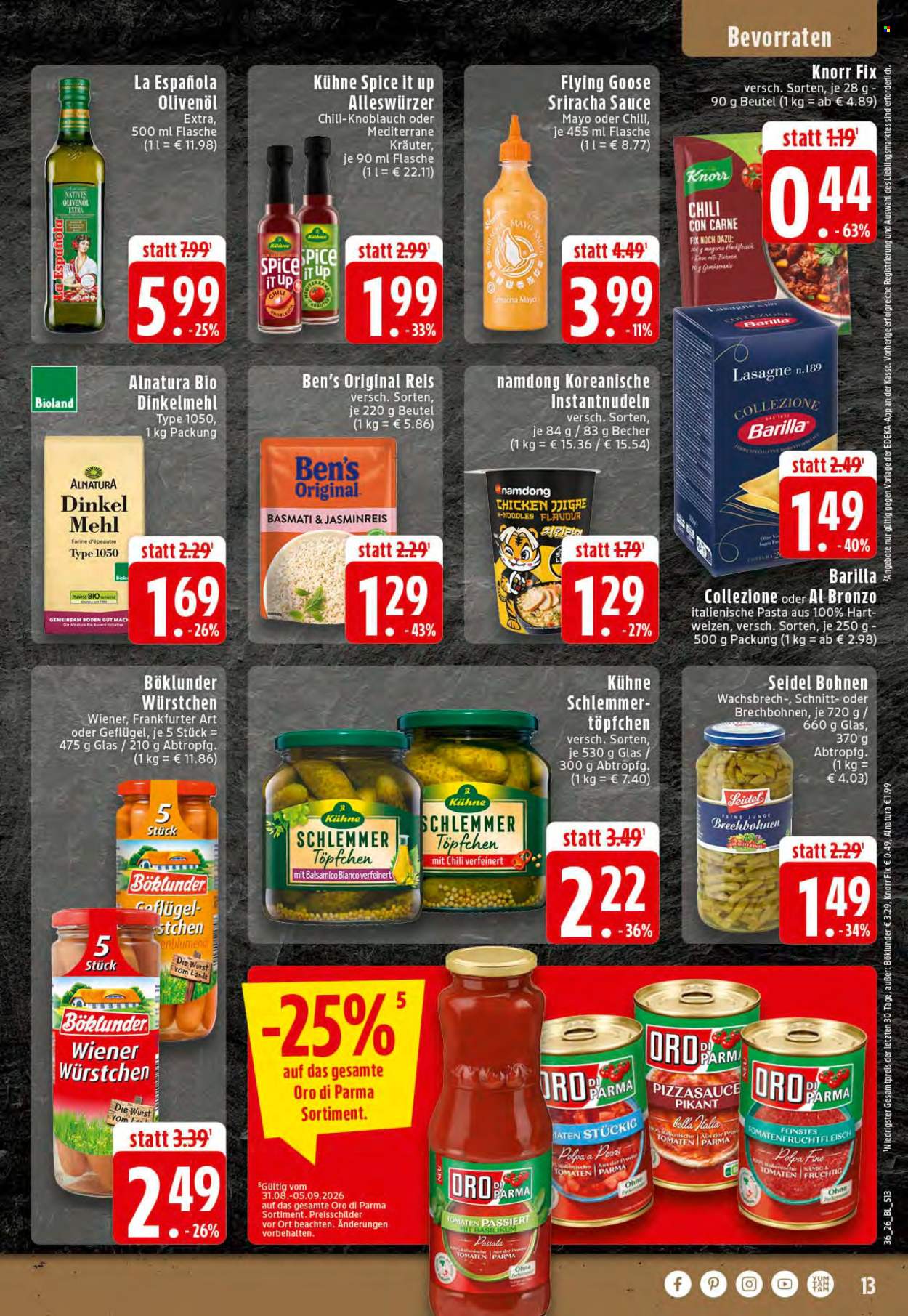 Edeka Prospekte  - 31.08.2026 - 5.09.2026. Seite 13