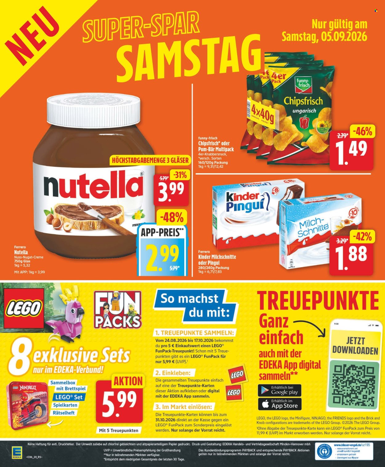 Edeka Prospekte  - 31.08.2026 - 5.09.2026. Seite 22