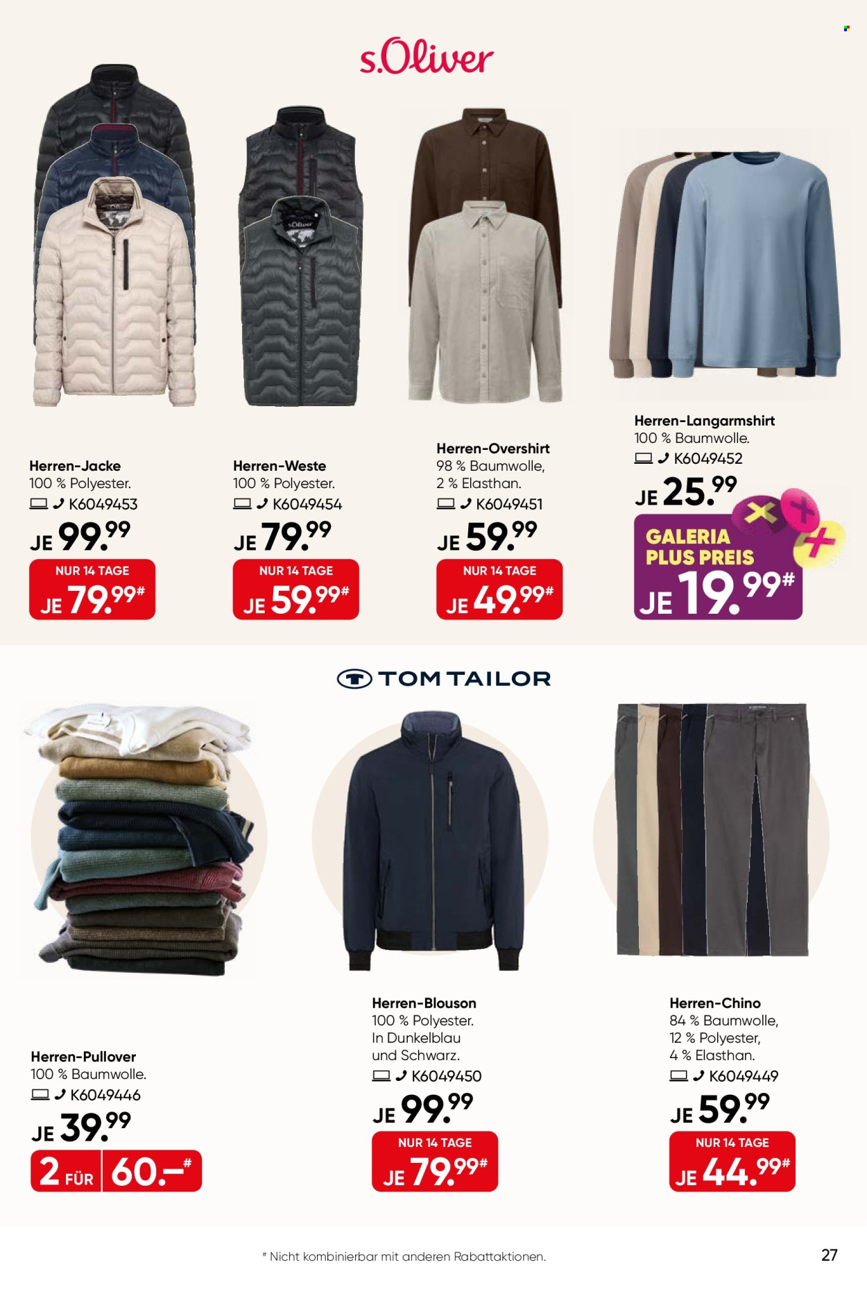 GALERIA Karstadt Kaufhof Prospekte  - 2.09.2026 - 15.09.2026. Seite 27