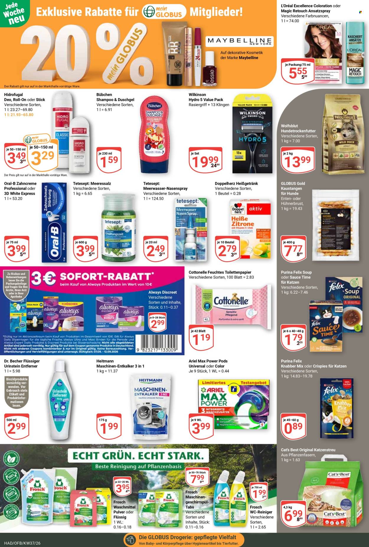 Globus Prospekte  - 7.09.2026 - 12.09.2026. Seite 22