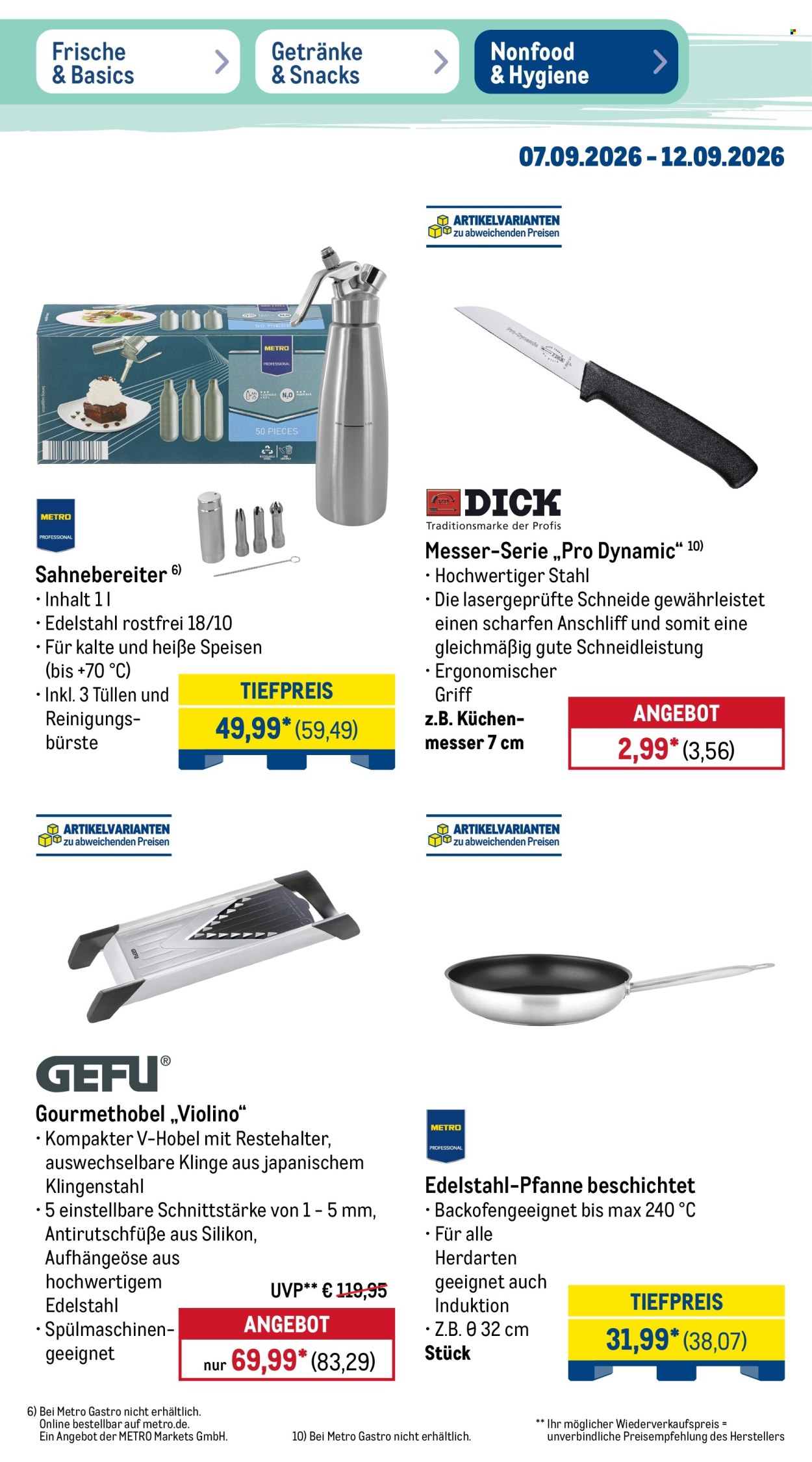 Metro Prospekte  - 7.09.2026 - 12.09.2026. Seite 5