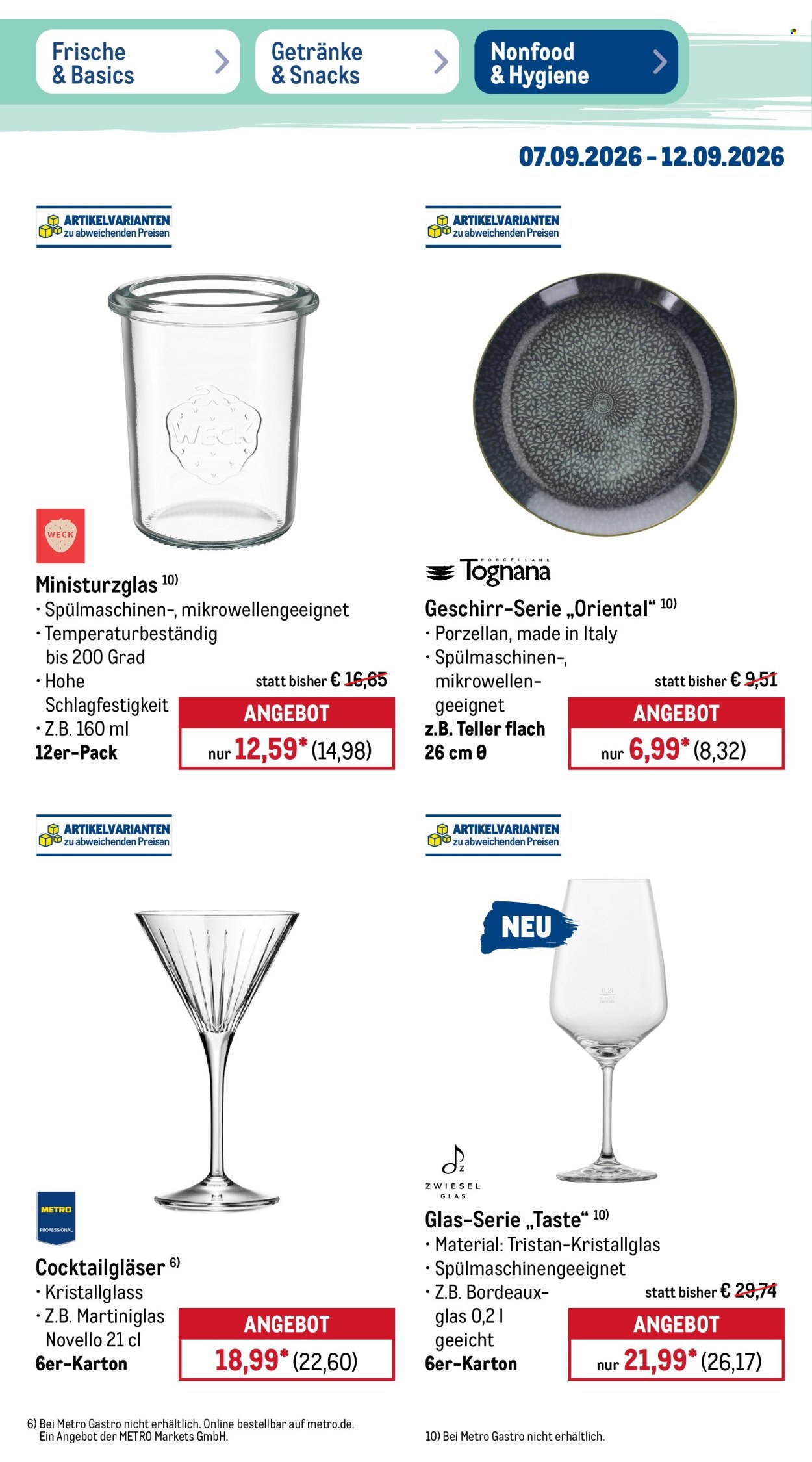 Metro Prospekte  - 7.09.2026 - 12.09.2026. Seite 6