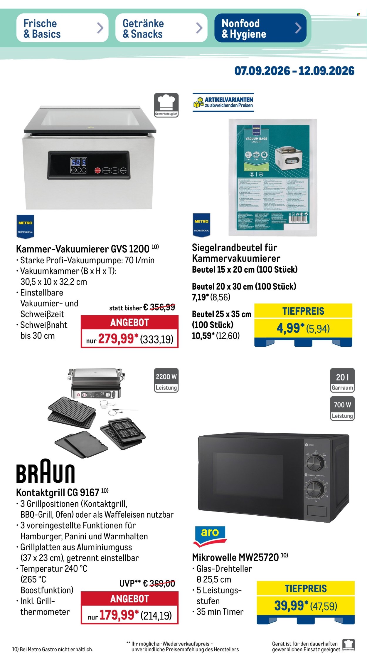 Metro Prospekte  - 7.09.2026 - 12.09.2026. Seite 46