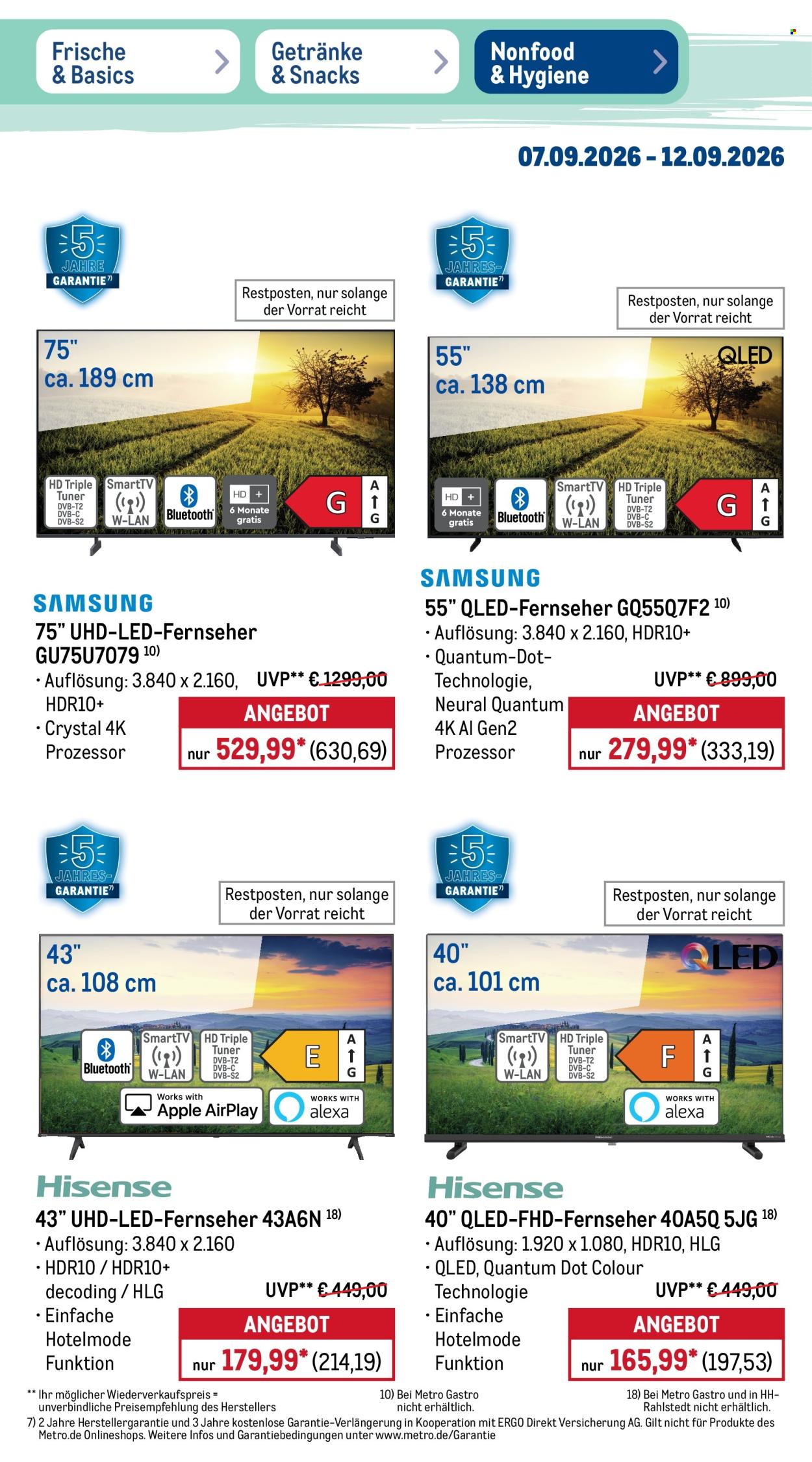 Metro Prospekte  - 7.09.2026 - 12.09.2026. Seite 52