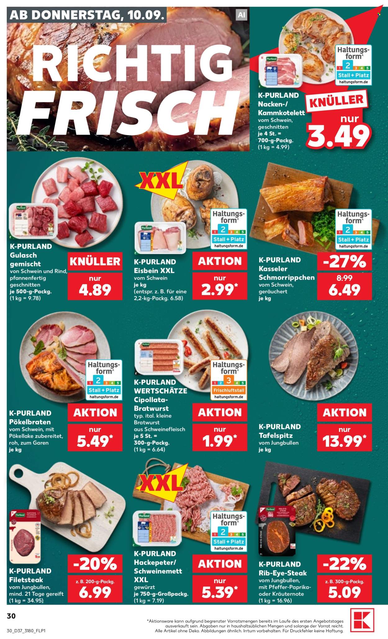 Kaufland Prospekte  - 10.09.2026 - 16.09.2026. Seite 30