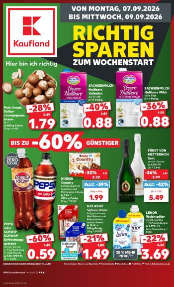 Prospekte Kaufland - 7.09.2026 - 9.09.2026.