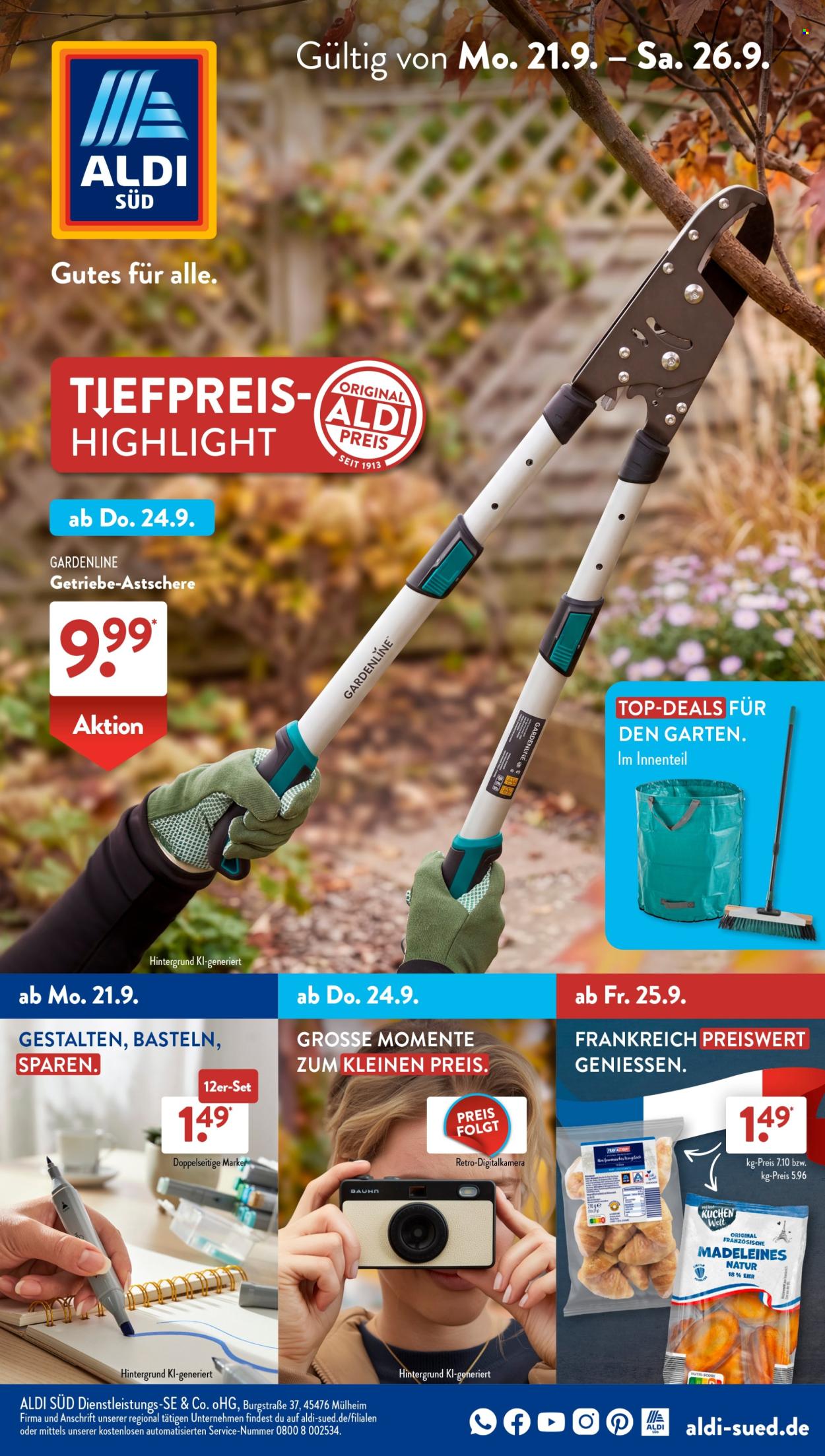 ALDI SÜD Prospekte  - 7.09.2026 - 7.09.2026. Seite 1