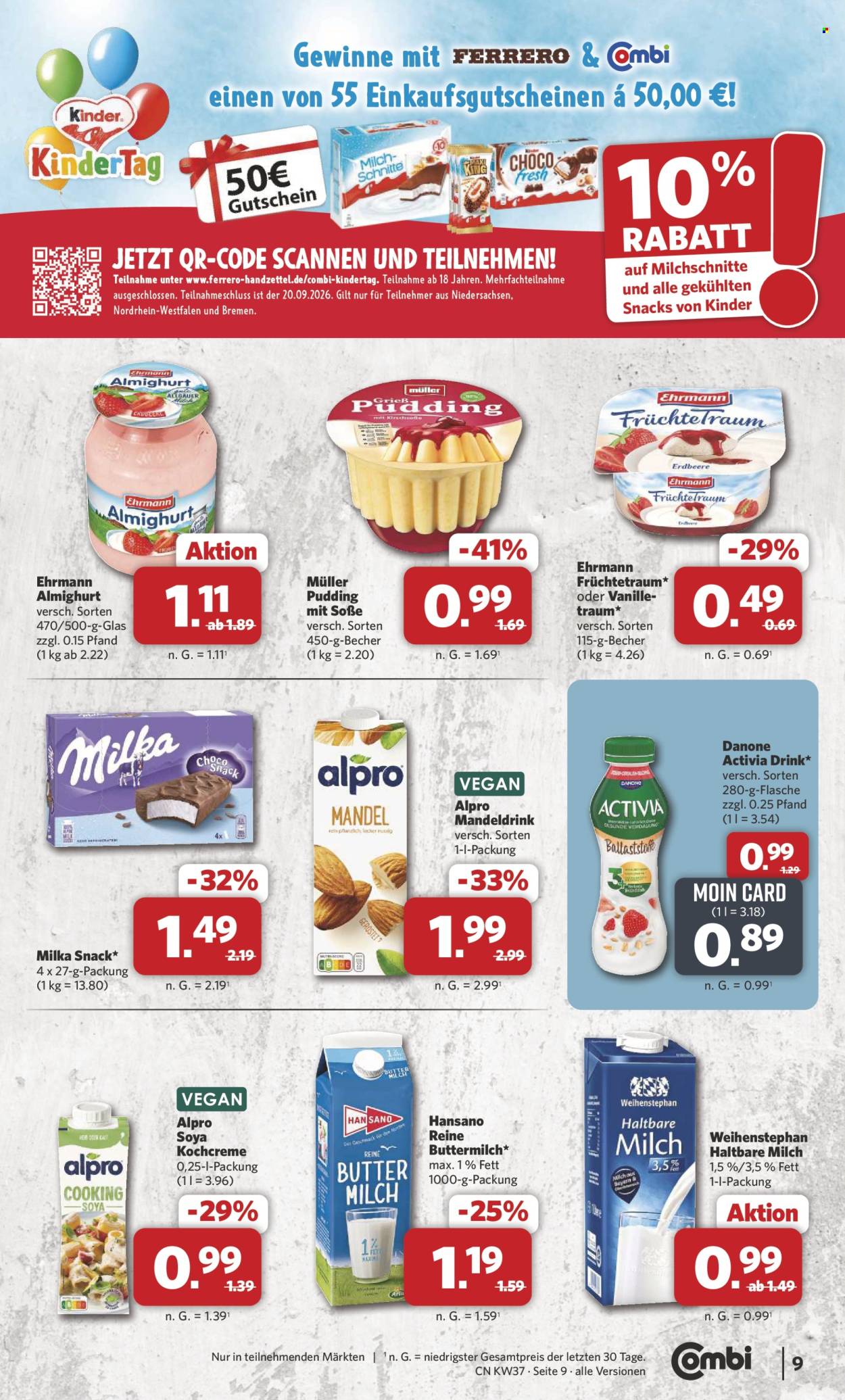 Combi Prospekte  - 7.09.2026 - 12.09.2026. Seite 9