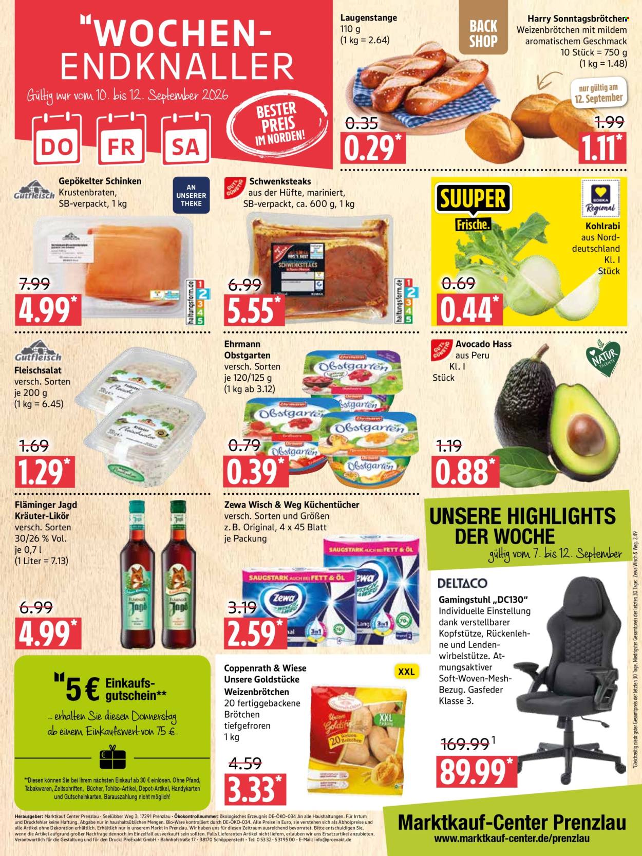 Marktkauf Prospekte  - 7.09.2026 - 12.09.2026. Seite 12