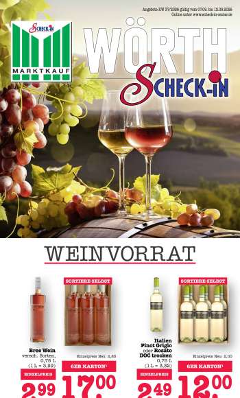 Prospekte Scheck-in - 7.09.2026 - 12.09.2026.