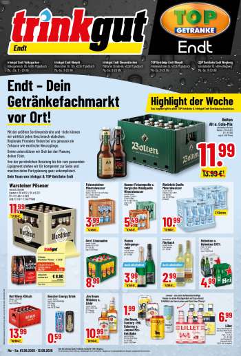 Prospekte Edeka Getränkemarkt - 7.09.2026 - 12.09.2026.