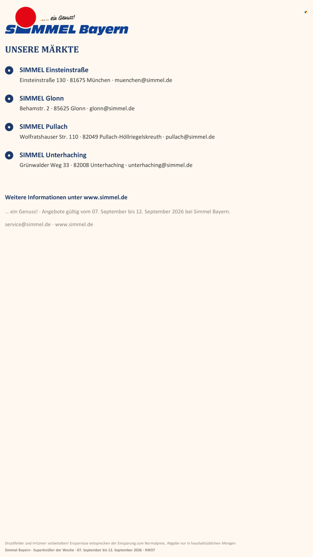 Edeka Prospekte  - 7.09.2026 - 12.09.2026. Seite 19