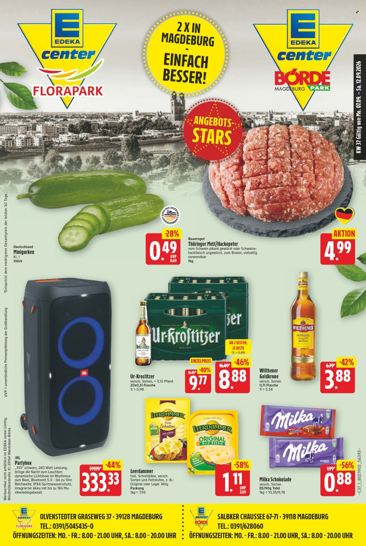 E center Prospekte  - 7.09.2026 - 12.09.2026. Seite 1