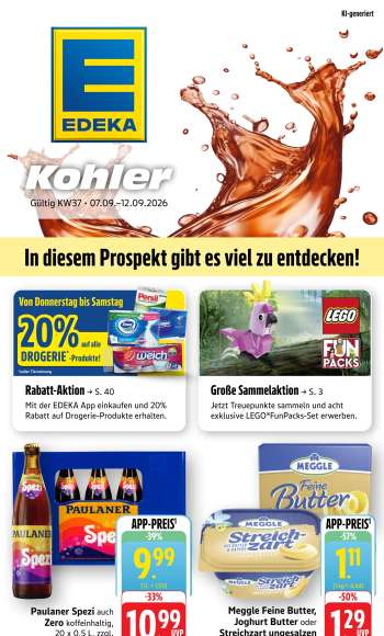 Prospekte Edeka - 7.09.2026 - 12.09.2026.