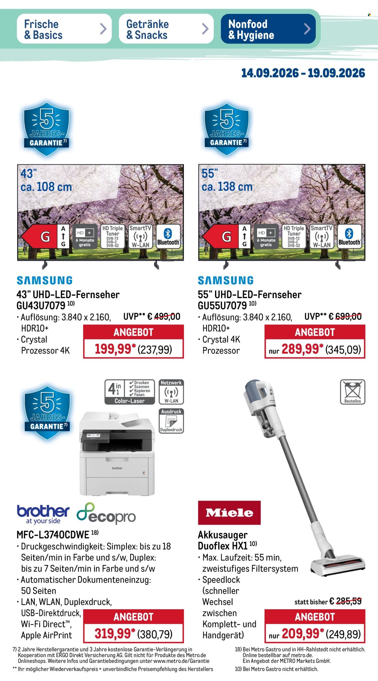 Metro Prospekte  - 14.09.2026 - 19.09.2026. Seite 47