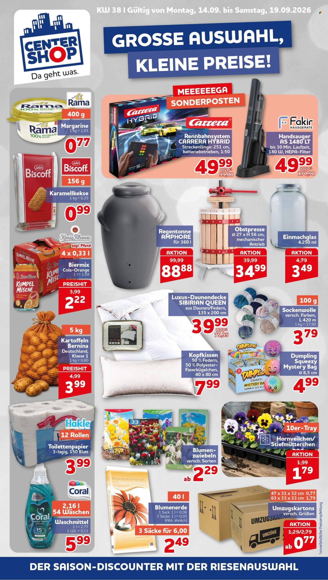 CENTERSHOP Prospekte  - 14.09.2026 - 19.09.2026. Seite 1