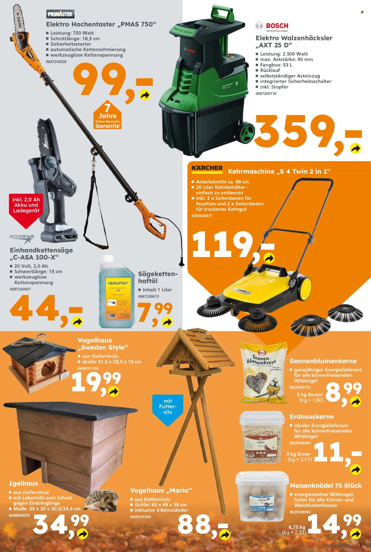 Globus Baumarkt Prospekte  - 14.09.2026 - 19.09.2026. Seite 3