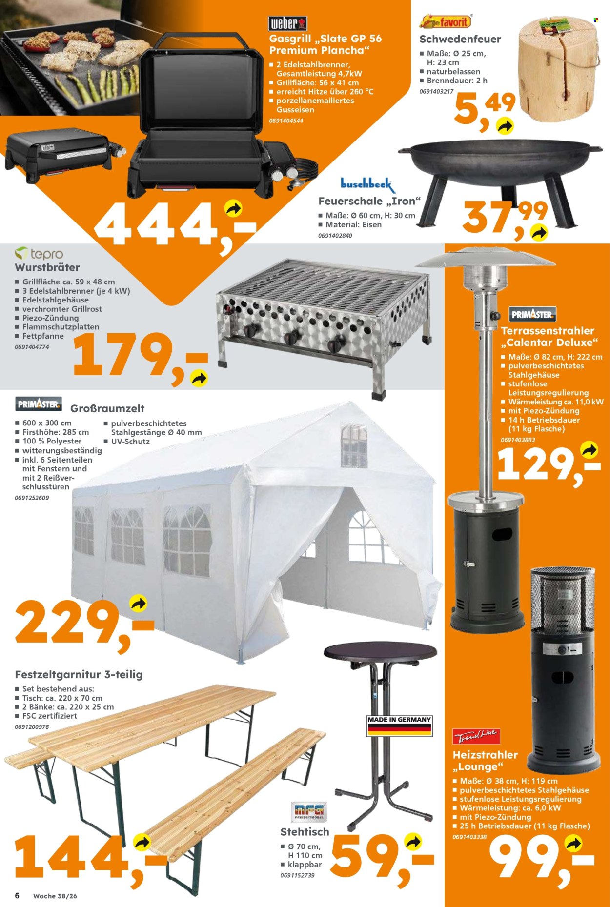 Globus Baumarkt Prospekte  - 14.09.2026 - 19.09.2026. Seite 6