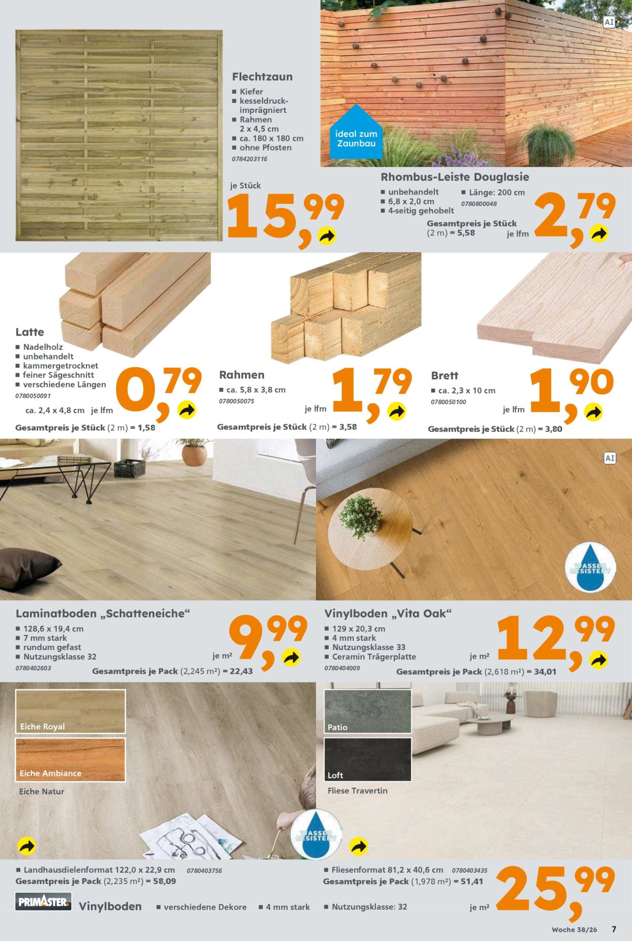 Globus Baumarkt Prospekte  - 14.09.2026 - 19.09.2026. Seite 7