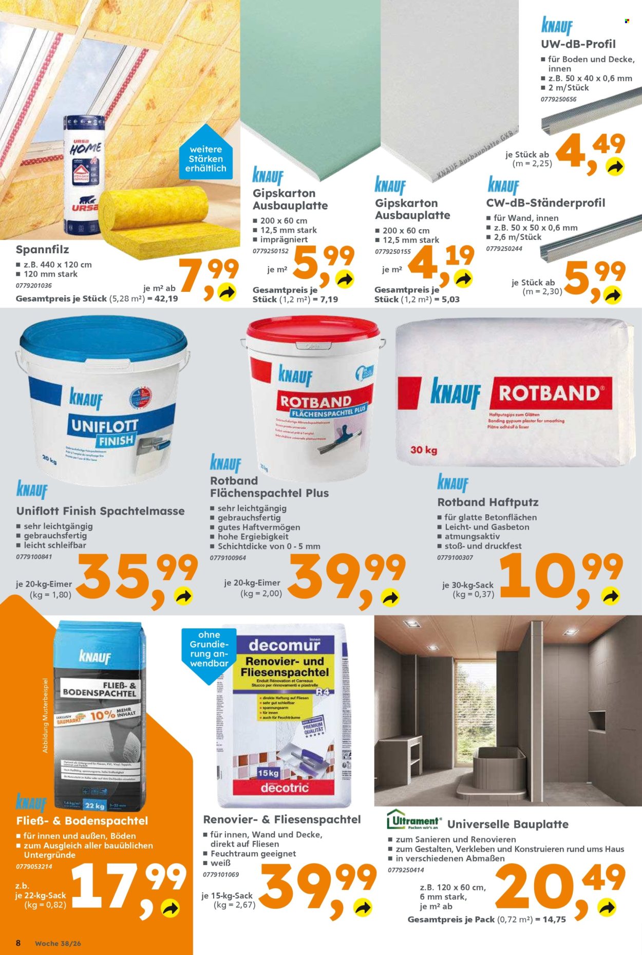 Globus Baumarkt Prospekte  - 14.09.2026 - 19.09.2026. Seite 8